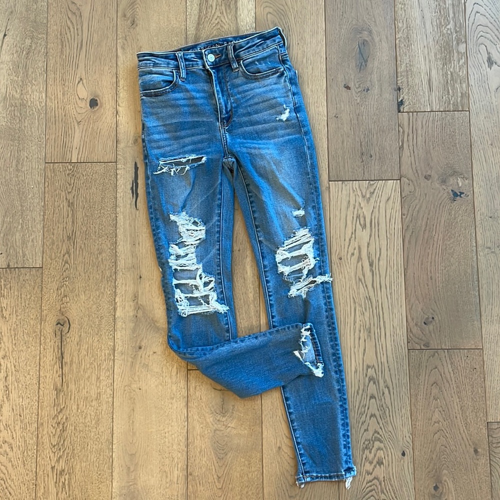 American Eagle Next Level Stretch Super High Rise Jegging
